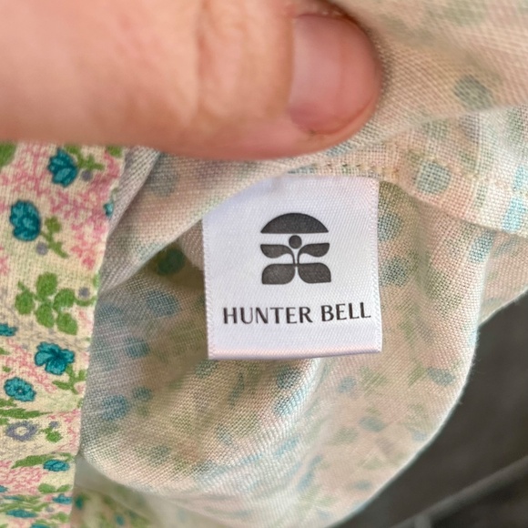 Hunter Bell Vintage Floral Claudia Puff Sleeve Top Blouse Shirt Size Medium - Picture 8 of 12